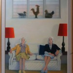 Helen and Madge 1985 Oil On Linen 120x90cm
